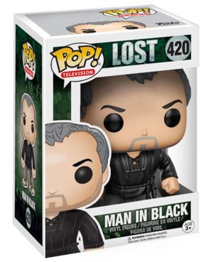Pop Figurine Pop Man In Black (Lost) Figurine in box