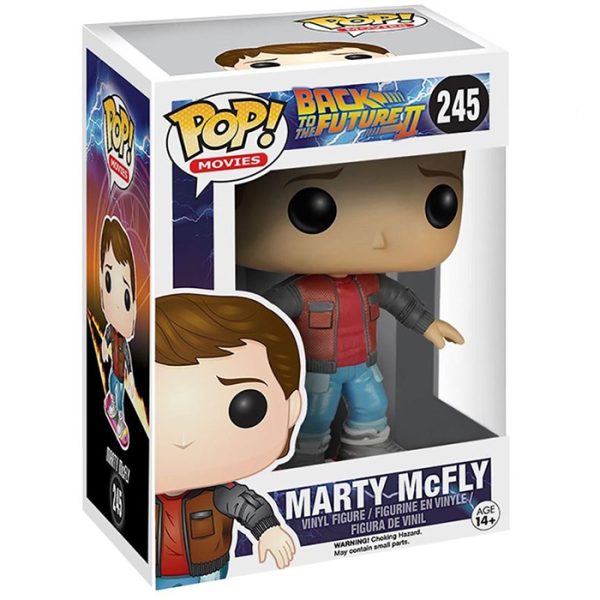Pop Figurine Pop Marty McFly avec hoverboard (Retour Vers Le Futur) Figurine in box