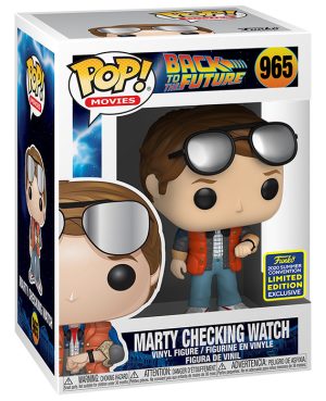 Pop Figurine Pop Marty checking watch (Retour Vers Le Futur) Figurine in box