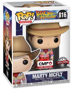Pop Figurine Pop Marty McFly en Clint Eastwood (Retour Vers Le Futur) Figurine in box