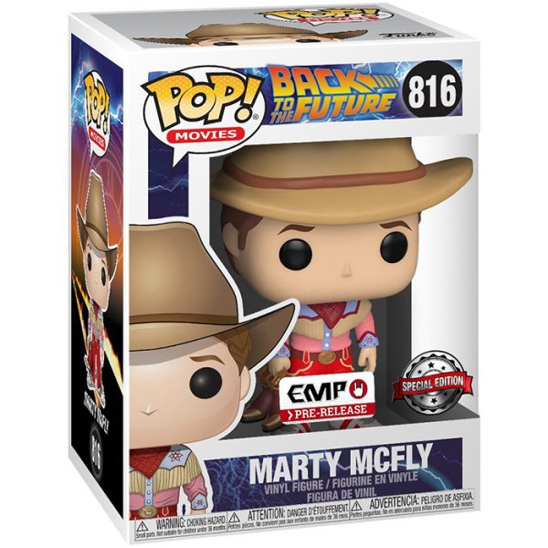 Pop Figurine Pop Marty McFly en Clint Eastwood (Retour Vers Le Futur) Figurine in box