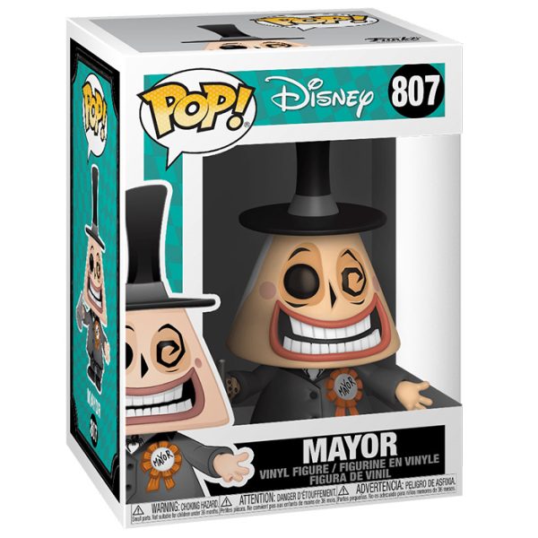 Pop Figurine Pop Mayor with megaphone (L'Etrange No?l De Monsieur Jack) Figurine in box