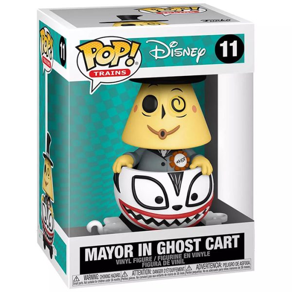 Pop Figurine Pop Mayor in Ghost Cart (L'Etrange No?l De Monsieur Jack) Figurine in box