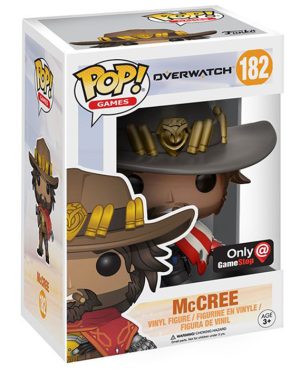 Pop Figurine Pop McCree drapeau am?ricain (Overwatch) Figurine in box
