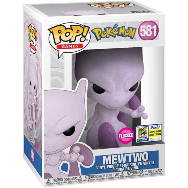 Pop Figurine Pop Mewtwo flocked (Pokemon) Figurine in box