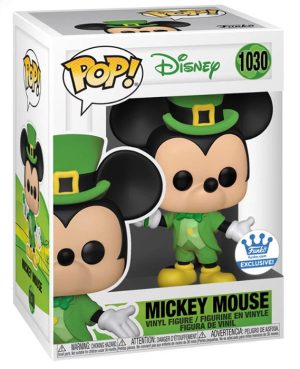 Pop Figurine Pop Mickey Mouse Saint Patrick (Mickey Mouse) Figurine in box