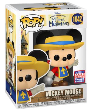 Pop Figurine Pop Mickey Mouse Musketeer (The Three Musketeers) Figurine in box
