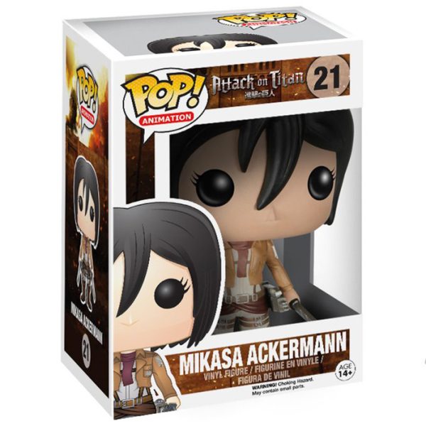 Pop Figurine Pop Mikasa Ackermann (Attack On Titan) Figurine in box