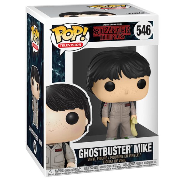 Pop Figurine Pop Ghostbuster Mike (Stranger Things) Figurine in box