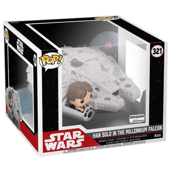 Pop Figurine Pop Han Solo in the Millennium Falcon (Star Wars) Figurine in box