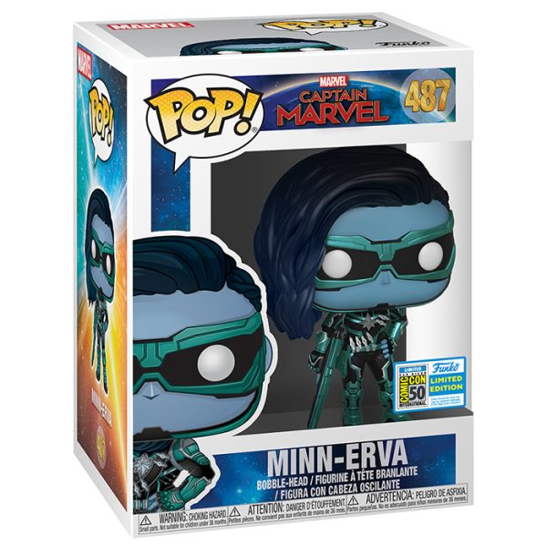 Pop Figurine Pop Pop Minn-Erva (Captain Marvel) Figurine in box