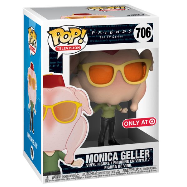 Pop Figurine Pop Monica Geller avec une dinde sur la t?te (Friends) Figurine in box
