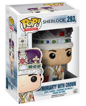 Pop Figurine Pop Moriarty with crown (Sherlock) Figurine in box