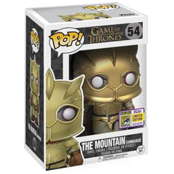 Pop Figurine Pop The Mountain Armoured (Game Of Thrones) Figurine in box