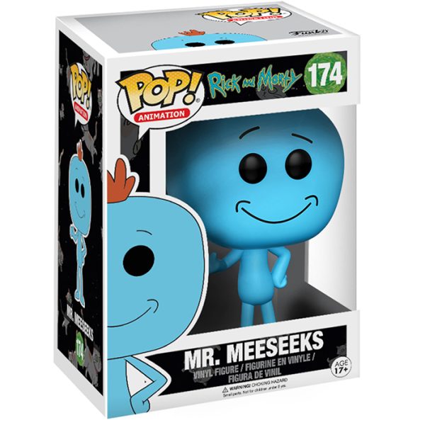Pop Figurine Pop Mr Meeseeks (Rick and Morty) Figurine in box