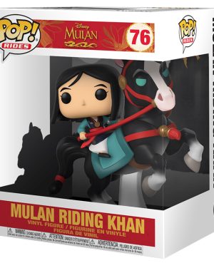 Pop Figurine Pop Mulan riding Khan (Mulan) Figurine in box