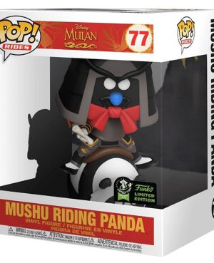Pop Figurine Pop Mushu riding panda (Mulan) Figurine in box