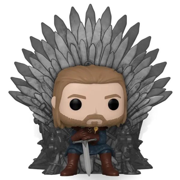 Figurine Pop Ned Stark on Iron Throne (Game Of Thrones)