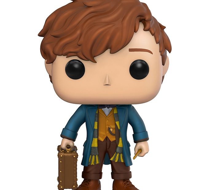 Figurine Pop Newt Scamander avec valise (Fantastic Beasts)