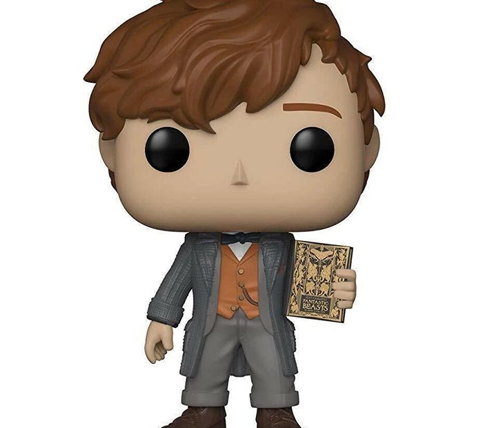 Figurine Pop Newt Scamander chase (The Crimes Of Grindelwald)