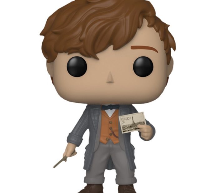 Figurine Pop Newt Scamander with postcard (The Crimes Of Grindelwald)