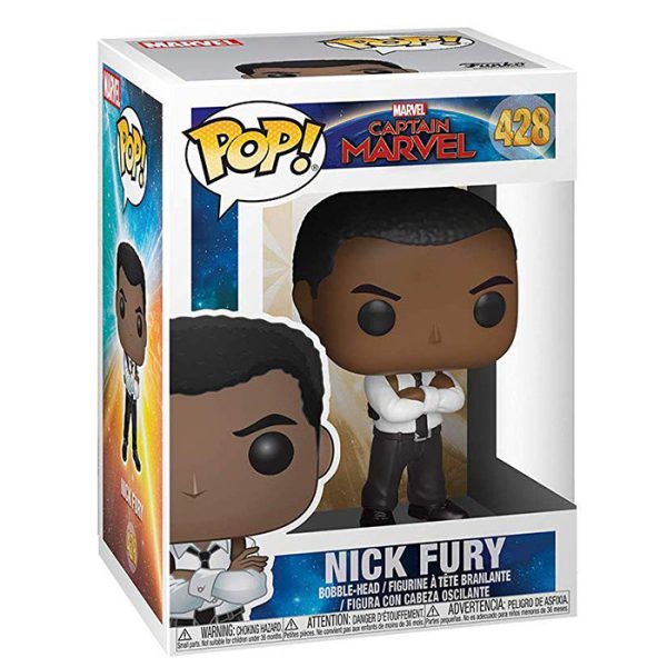 Pop Figurine Pop Nick Fury (Captain Marvel) Figurine in box