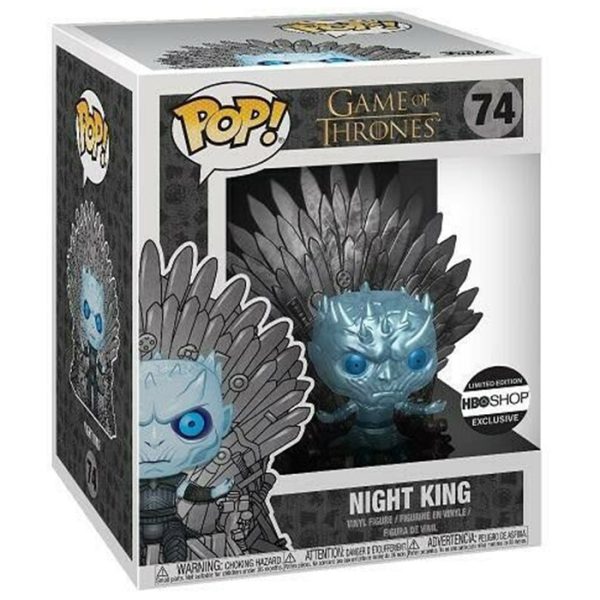 Pop Figurine Pop Night King on Iron Throne chrome (Game Of Thrones) Figurine in box