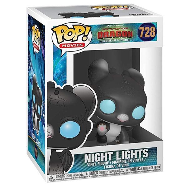Pop Figurine Pop Night Lights noir (How To Train Your Dragon The Hidden World) Figurine in box