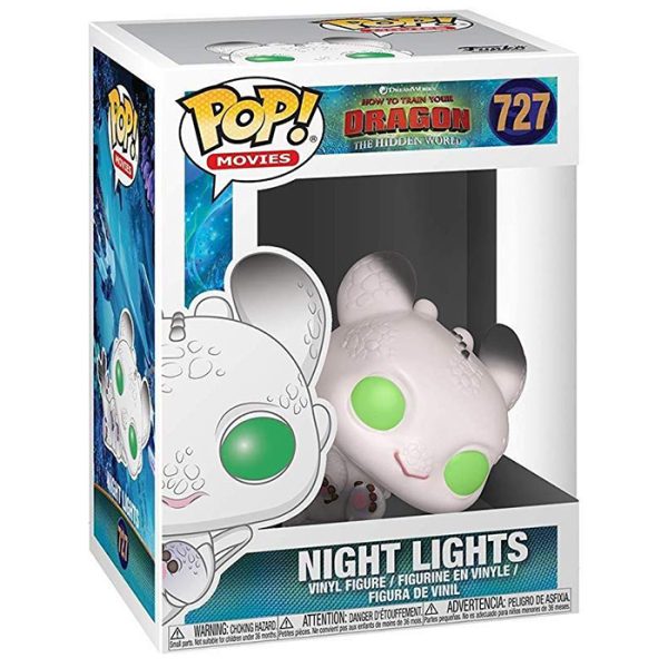 Pop Figurine Pop Night Lights blanche (How To Train Your Dragon The Hidden World) Figurine in box