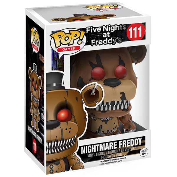 Pop Figurine Pop Nightmare Freddy (Five Nights At Freddy's) Figurine in box