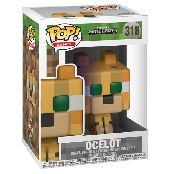 Pop Figurine Pop Ocelot (Minecraft) Figurine in box