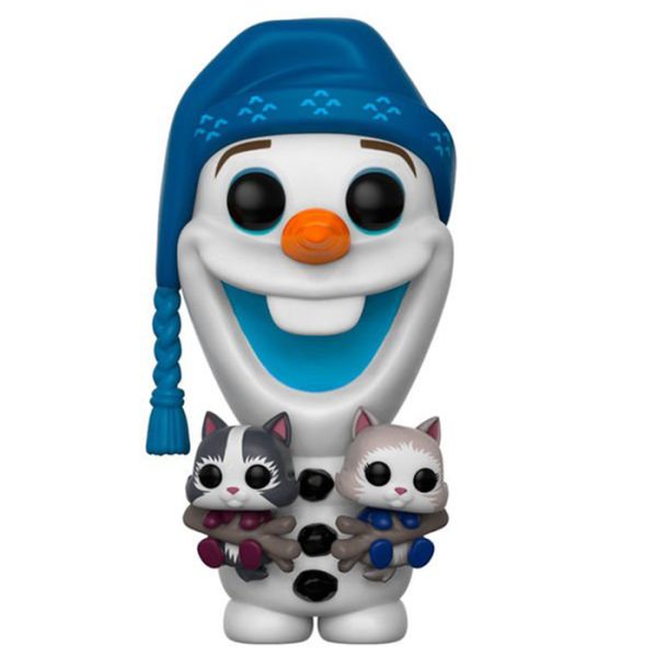 Figurines Pop Olaf with kitten (Olaf?s frozen adventure)