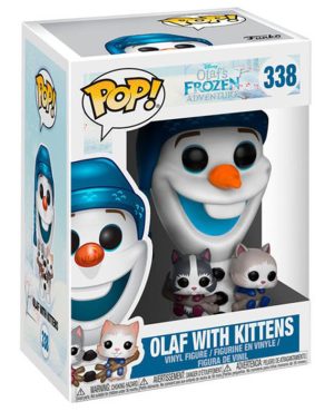 Pop Figurines Pop Olaf with kitten (Olaf?s frozen adventure) Figurine in box