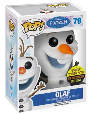 Pop Figurine Pop Olaf flocked (La Reine des Neiges) Figurine in box