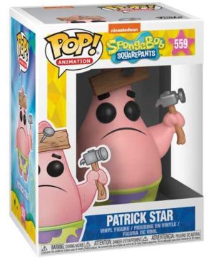 Pop Figurine Pop Patrick Star with plank (Spongebob Squarepants) Figurine in box