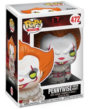 Pop Figurine Pop Pennywise with boat (It) Figurine in box