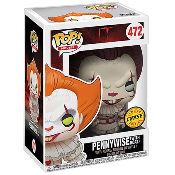 Pop Figurine Pop Pennywise with boat chase (It) Figurine in box