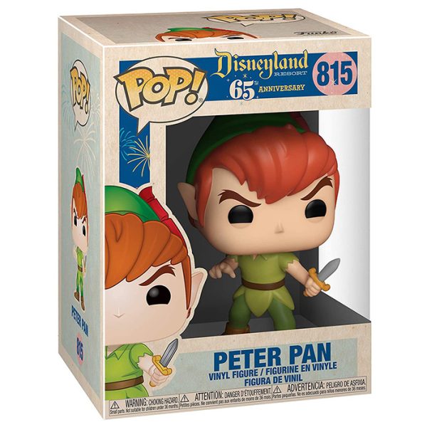 Pop Figurine Pop Peter Pan Anniversaire Disneyland Resort (Peter Pan) Figurine in box