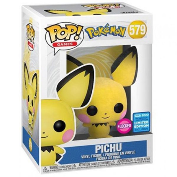 Pop Figurine Pop Pichu flocked (Pokemon) Figurine in box