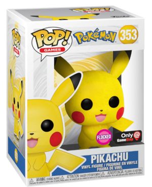 Pop Figurine Pop Pikachu flocked (Pokemon) Figurine in box