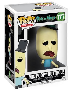 Pop Figurine Pop Mr Poopy Butthole (Rick and Morty) Figurine in box