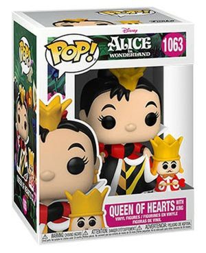 Pop Figurines Pop Queen of Hearts with King (Alice Au Pays Des Merveilles) Figurine in box