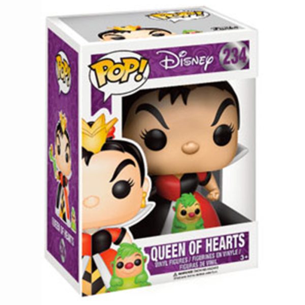 Pop Figurine Pop Queen Of Hearts (Alice Au Pays Des Merveilles) Figurine in box