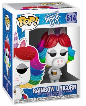 Pop Figurine Pop Rainbow Unicorn (Inside Out) Figurine in box