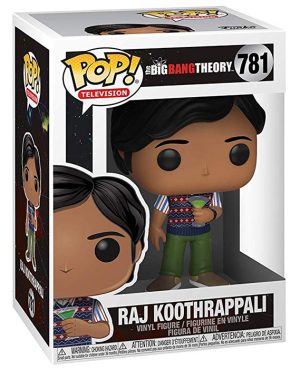 Pop Figurine Pop Raj Koothrappali with martini (The Big Bang Theory) Figurine in box