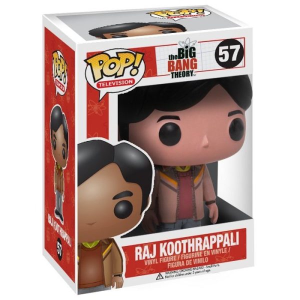 Pop Figurine Pop Raj Koothrappali (The Big Bang Theory) Figurine in box