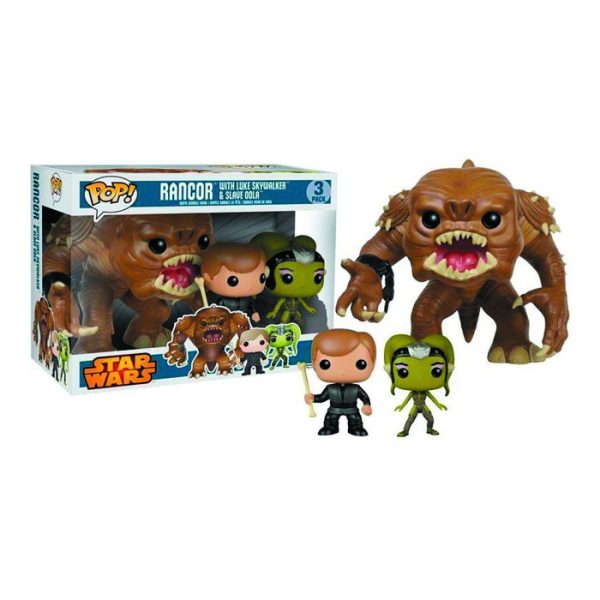 Pop Figurine Pop Rancor avec Luke et Slave Oola (Star Wars) Figurine in box