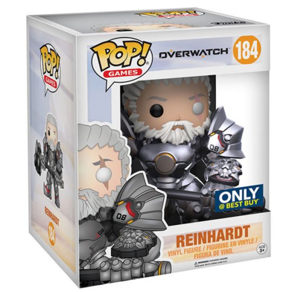 Pop Figurine Pop Reinhardt unmasked (Overwatch) Figurine in box