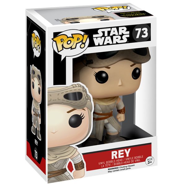 Pop Figurine Pop Rey avec lunettes (Star Wars) Figurine in box