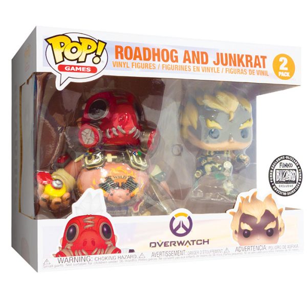 Pop Figurine Pop Roadhog et Junkrat (Overwatch) Figurine in box